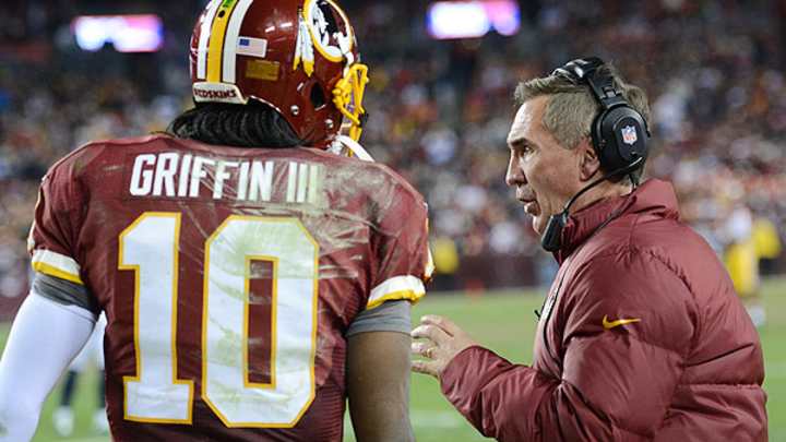 Robert Griffin III expecting Washington will have a new coach in 2014