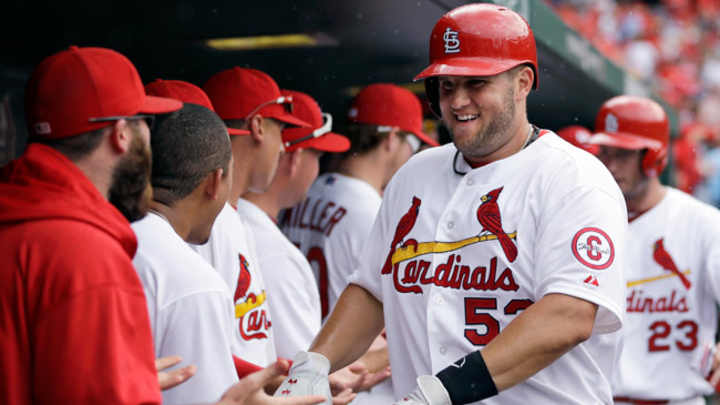 Rookie backup Matt Adams batting .643 for Cardinals