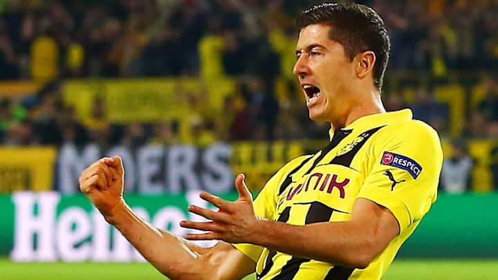 Robert Lewandowski, Dortmund beat Real Madrid in Champions League