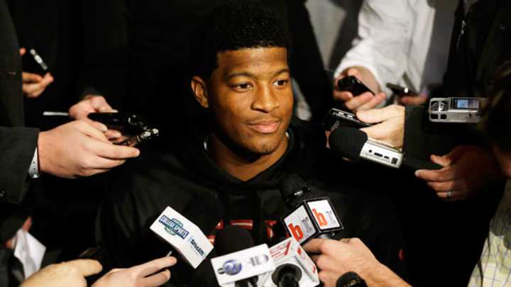 Winston fields question about case, defuses awkward Heisman moment
