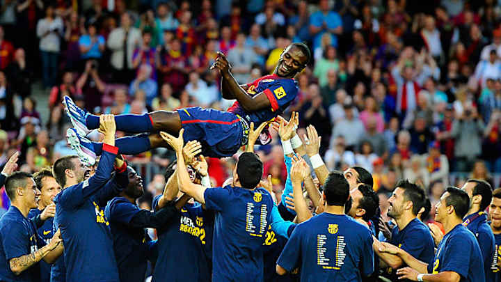 Barcelona beat Malaga to reach 100 points, match La Liga record