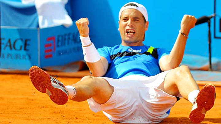 Gael Monfils falls to Albert Montanes in Nice Open final