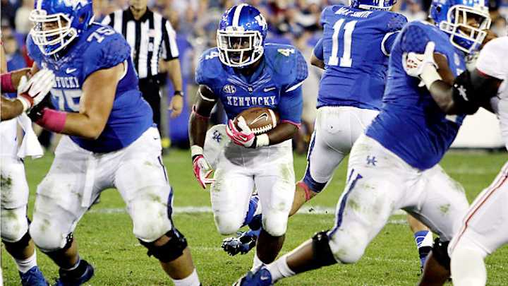 Kentucky running back Raymond Sanders suspended for rule violation