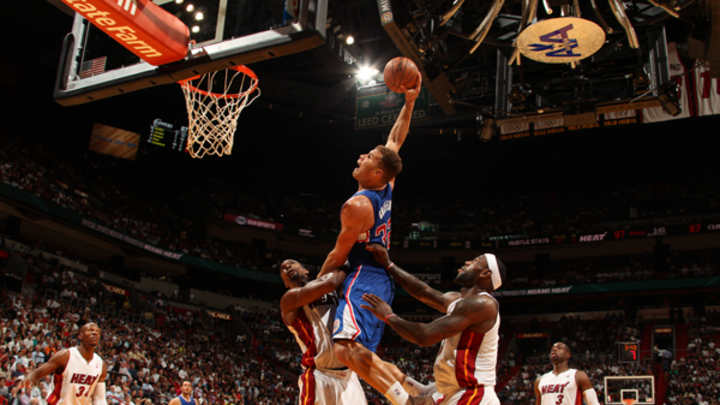 Video: Clippers' Blake Griffin dunks over Heat's Chris Bosh