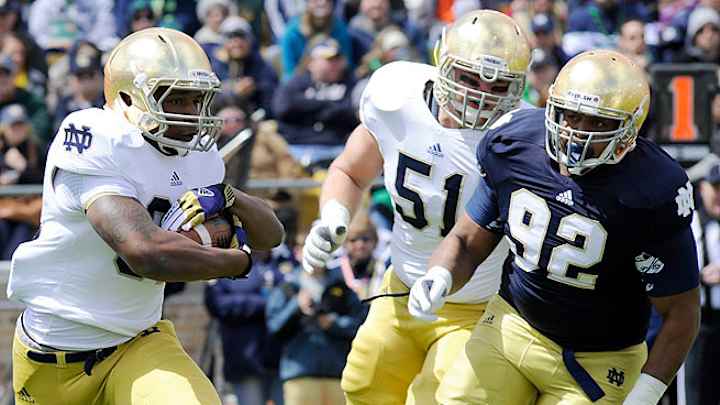 Notre Dame defense dominates in spring game