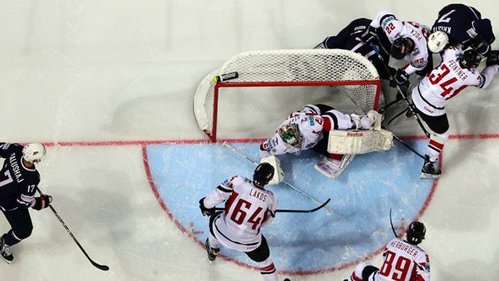U.S. beat Austria 5-3 in opening game of Hockey World Championship