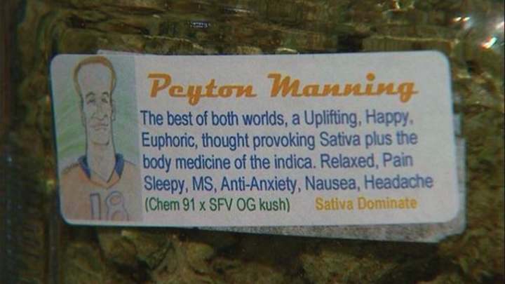 Peyton Manning Disowns the Strain of Weed That Bears His Name Peyton Manning Disowns the Strain of Weed That Bears His Name