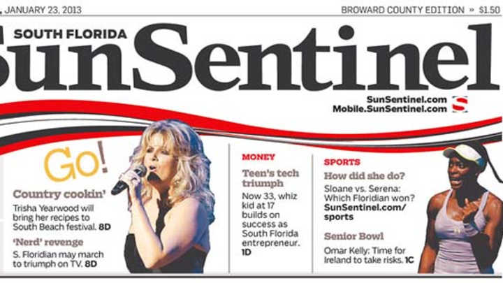 Sloane Stephens makes newspaper front pages across Australia, in Florida