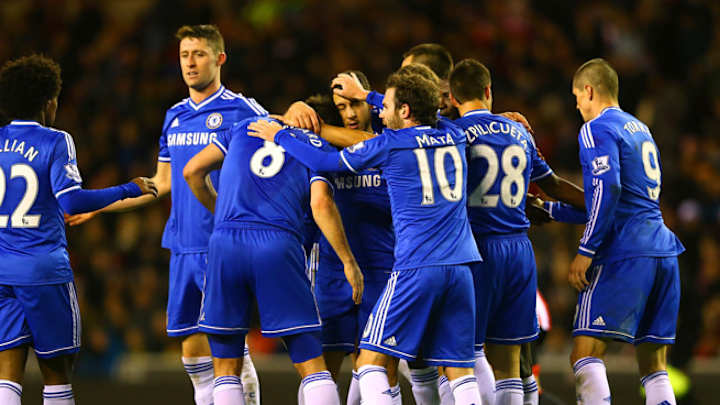 Hazard double lifts Chelsea by Sunderland in 7-goal thriller
