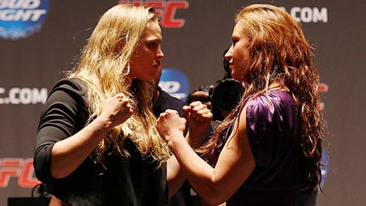Ronda Rousey defeats Miesha Tate by tap out