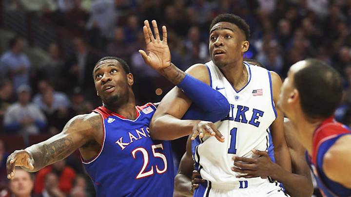 No. 5 Kansas prevails over No. 4 Duke in entertaining matchup of star freshmen