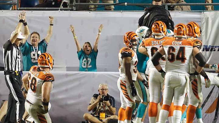 Did refs get controversial safety call right in Dolphins-Bengals game? Replay says yes