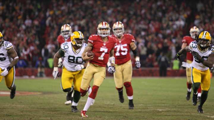 State of the Option: Jim Harbaugh doesn't like Packers' tough talk about his quarterback