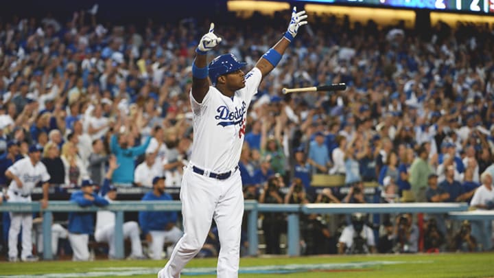 Yasiel Puig's triple energizes Dodgers in Game 3 win over Cardinals