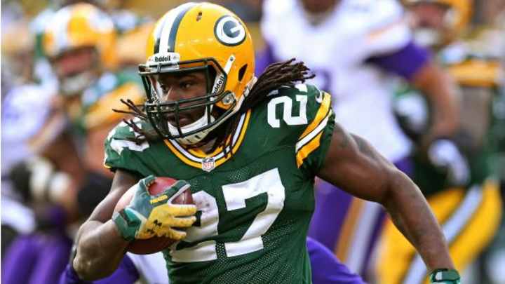 Packers RB Eddie Lacy left Sunday's game after asthma flared up in overtime