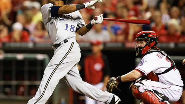 Milwaukee's Khris Davis does his best Chris Davis impersonation; other odds and ends