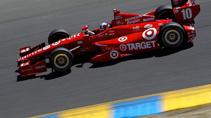 Dario Franchitti takes IndyCar pole at Sonoma Raceway