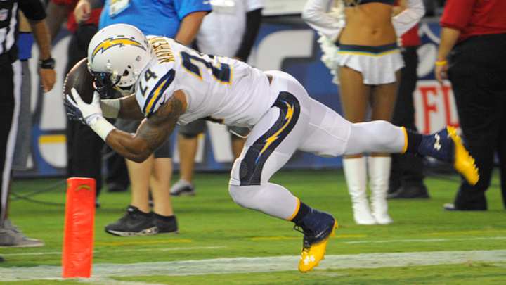 Ryan Mathews matches his 2012 TD total on Chargers' first play from scrimmage Ryan Mathews matches his 2012 TD total on Chargers' first play from scrimmage