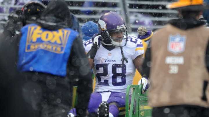 Vikings RB Adrian Peterson: No tears or Lisfranc injury to foot