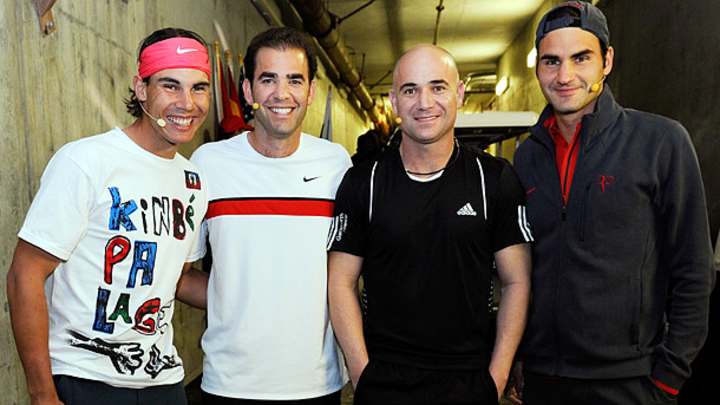 Agassi: Federer 'a class above' Sampras; Nadal has case as best of all time Agassi: Federer 'a class above' Sampras; Nadal has case as best of all time