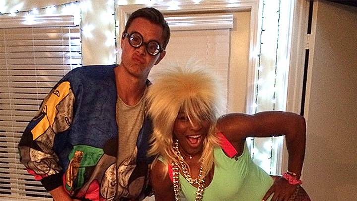 Serena Williams throws an '80s party