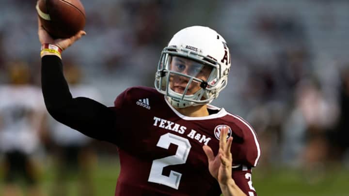 Texas A&M QB Johnny Manziel suspended for first half of game vs. Rice