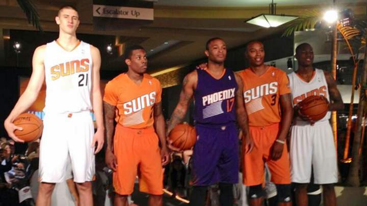 Phoenix Suns unveil new jerseys, sleeved orange alternates for 2013-14 season