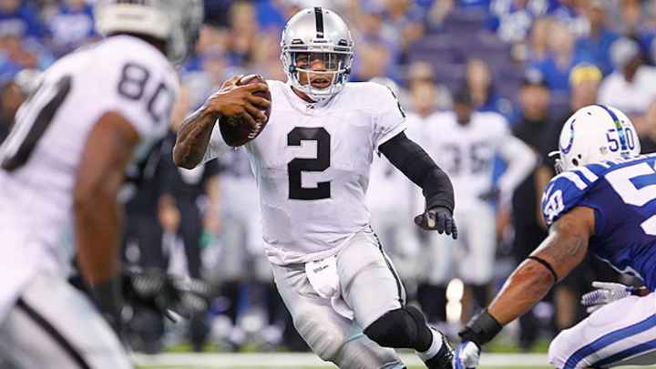Terrelle Pryor gives Oakland some hope, despite falling short vs. Andrew Luck