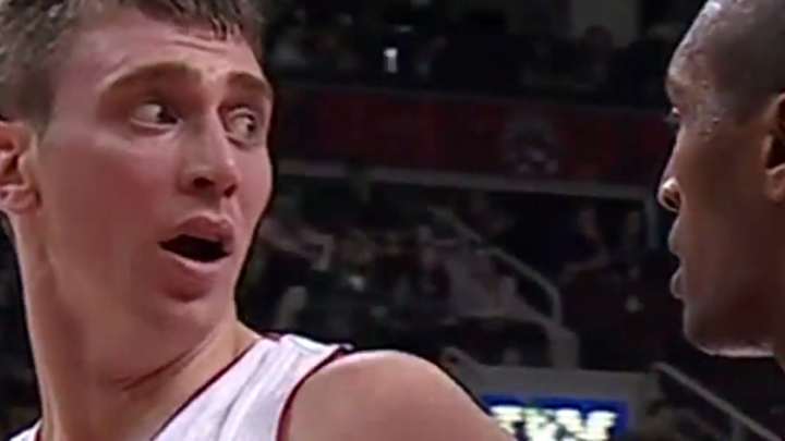 Video: Wide-eyed Tyler Hansbrough backs down from Metta World Peace Video: Wide-eyed Tyler Hansbrough backs down from Metta World Peace