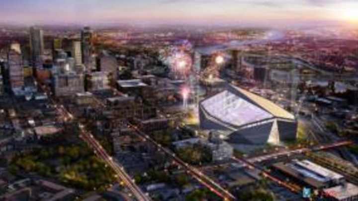 Vikings unveil pictures of new stadium design
