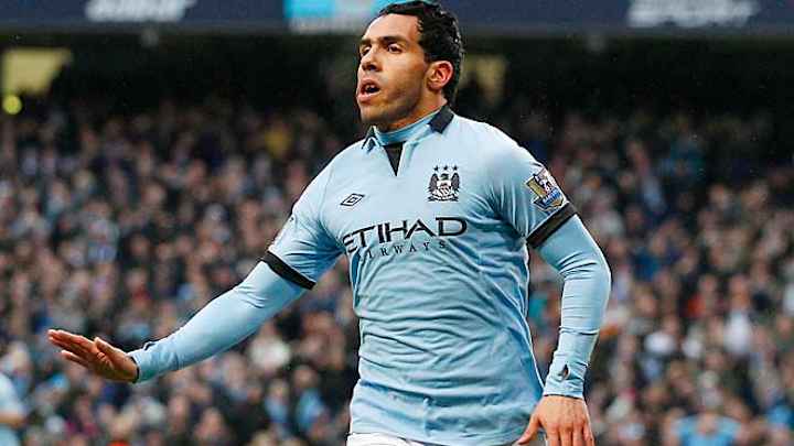 Manchester City's Carlos Tevez charged after driving offense