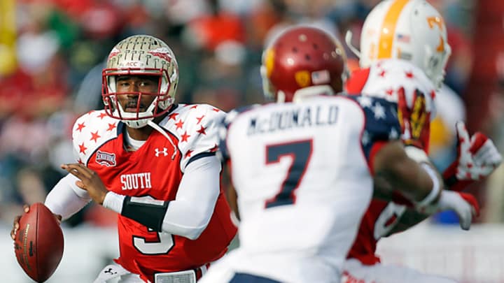 E.J. Manuel leads South to Senior Bowl victory