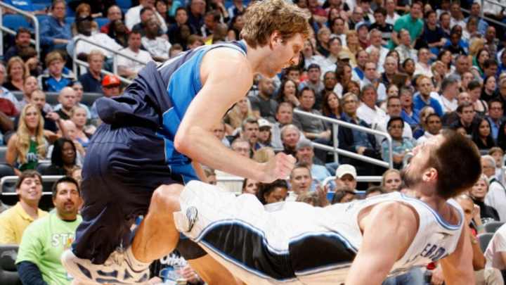 Mavericks' Dirk Nowitzki on flopping in the NBA: 'It's part of winning'