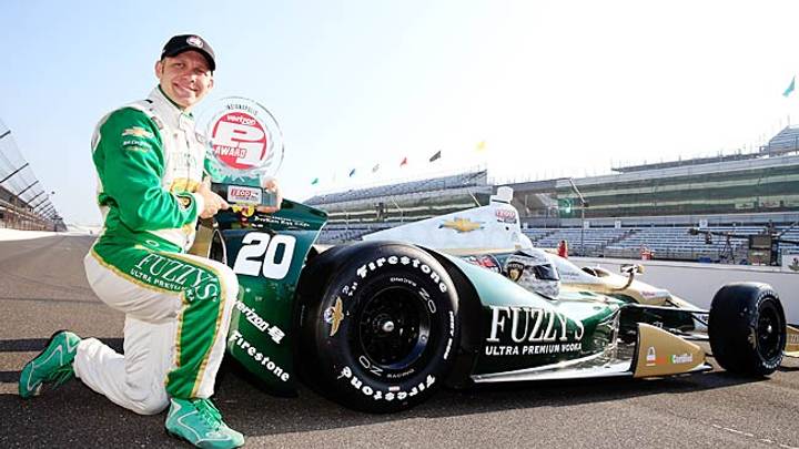 Drag racer Antron Brown steps into Ed Carpenter's IndyCar Drag racer Antron Brown steps into Ed Carpenter's IndyCar
