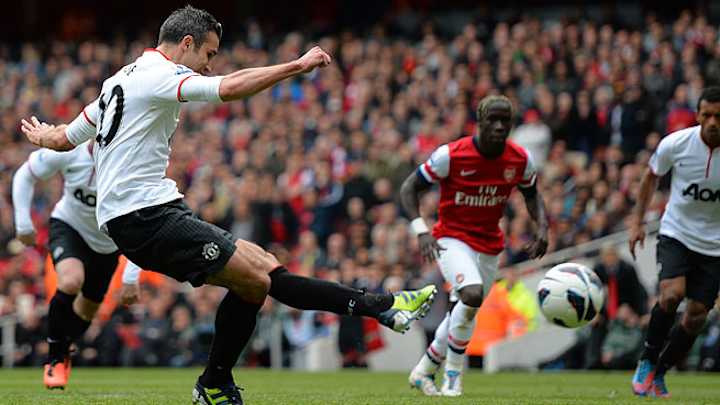 Van Persie scores in return to the Emirates as United, Arsenal draw