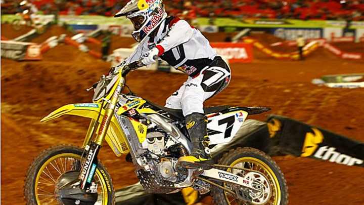 Stewart races to first Supercross win of year Stewart races to first Supercross win of year