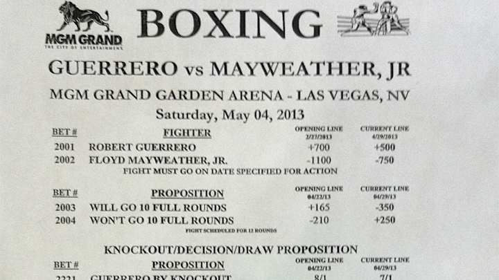 Robert Guerrero is 5-to-1 underdog in Saturday's fight with Floyd Mayweather