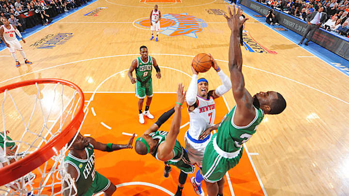 Knicks, Celtics get back to basketball after tragedy