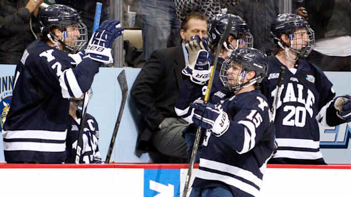 Yale beats rival Quinnipiac for first-ever NCAA hockey title