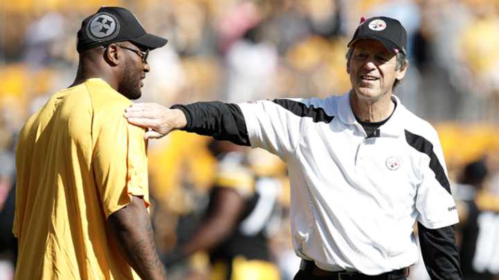 James Harrison is ready to face the Steelers, but still misses Dick LeBeau