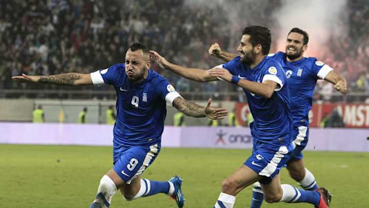 Greece takes 3-1 World Cup qualifying playoff edge over Romania
