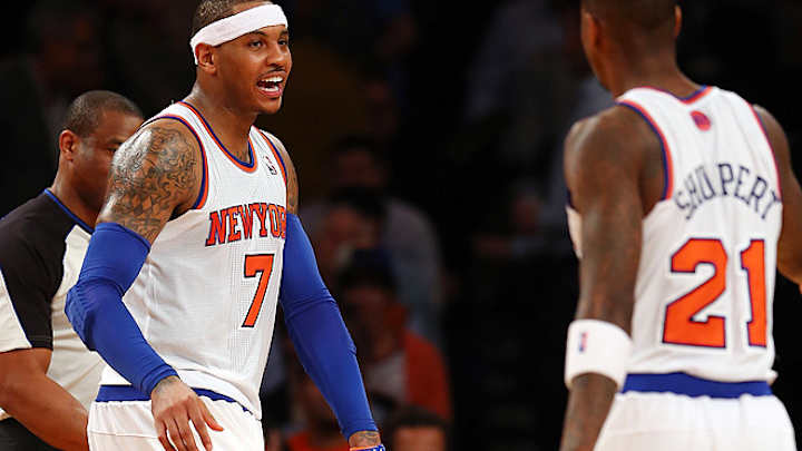 Carmelo Anthony knows his first title will be a team effort