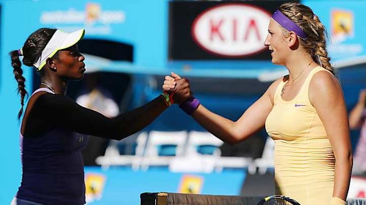 Victoria Azarenka beats Sloane Stephens at Australian Open Victoria Azarenka beats Sloane Stephens at Australian Open