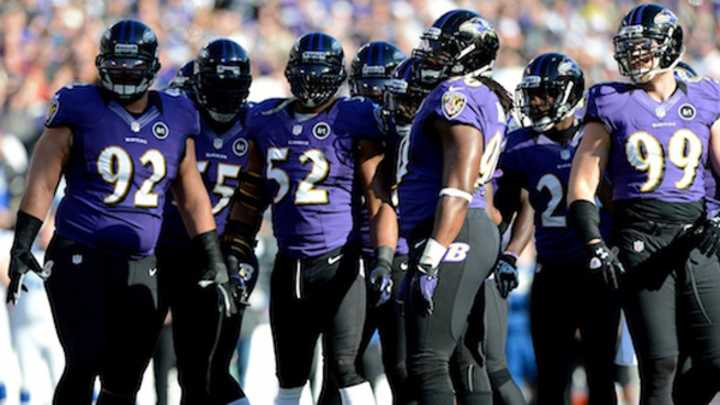 The Ravens Defensive Front Seven Weighs Just Shy of One Ton