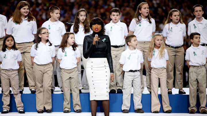 Sandy Hook chorus sings before Super Bowl kickoff