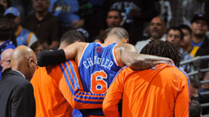 Knicks' Tyson Chandler to miss a week with neck injury