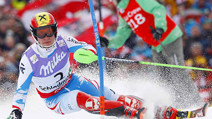 Marcel Hirscher wins worlds slalom at home in Austria Marcel Hirscher wins worlds slalom at home in Austria