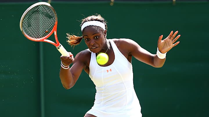 Sloane Stephens is the lone American still standing at Wimbledon