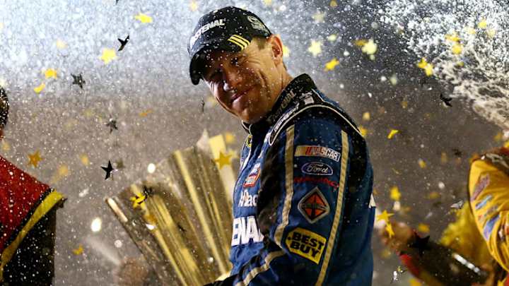 Carl Edwards wins controversy-filled race at Richmond