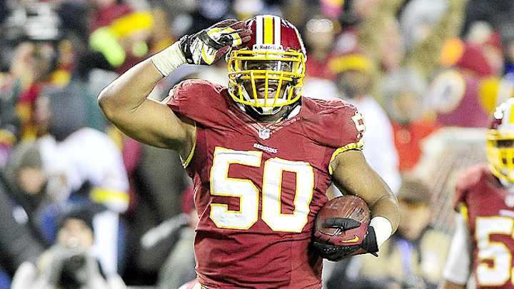 Redskins linebacker Rob Jackson suspended four games